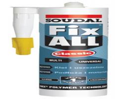 Soudal sil fix 290s uszczelniacz hybrydowy fix all classic 290ml szary