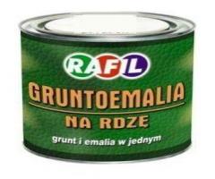 Rafil 5emgr szk0.8 rafil gruntoemalia na rdzę szara krzemowa półmat 7032 0.8l