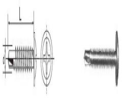 Essve 562125 9006 wkręt samowiertny montażowy 4.2*25mm ral 9006