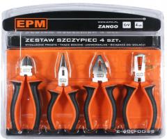 Epm professional e-400-0039 zestaw szczypiec 4 sztuki 160mm crv zango