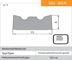 Stomil usz sd-30 uszczelka samoprzylepna czarna sd-30/4-0 dgp 15*8mm