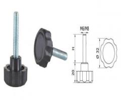 Unimet sl pok01 14 pokrętło z trzpieniem gwintowanym pok 01 fi 32 m6*35 672