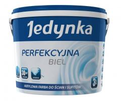 Jedynka 5emaj.bia10 jedynka farba akrylowa perfekcyjna biel 10l