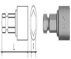 Pgb*fasteners km7*50 kpl końcówka magnetyczna sześciokątna 7*50mm op-2szt