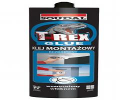 Soudal klej 380 bez klej montażowy bezbarwny 380g t-rex