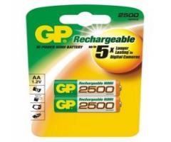 Gp batter gp250aahcuc2 akumulator nimh 1.2v 2500mah aa hr6 2 sztuki