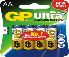 Gp batter gp15aup-u4 bateria ultra+ alkaline aa lr6 1.5v 4 sztuki