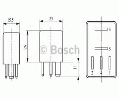 Bosch 0332201107 przekaźnik