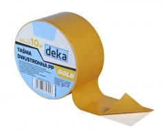 Deka d-300-0041 taśma dwustronna pp gold 48mm*10m