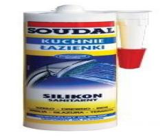 Soudal sil s so sz silikon sanitarny 31oml szary