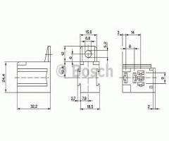 Bosch 3334485045 obudowa wtyczki