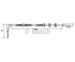 Bosch 0265007685 czujnik abs fiat, fiat ducato nadwozie pełne (250)