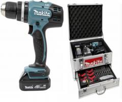 Makita m dhp453syex wiertarko-wkrętarka akumulatorowa udarowa 18v 2*1.5ah li 2-b