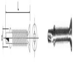 Pgb*fasteners 524 6.3*50 wkręt samowiertny ocynkowany na torx t30 6.3*50mm