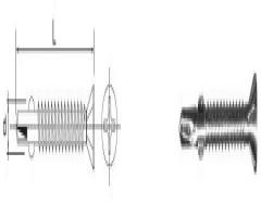 Pgb*fasteners 524 4.8*45 wkręt samowiertny ocynkowany fhd 4.8*45mm #2.5