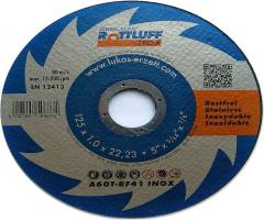 Rottluff t1a 125*1irp tarcza płaska t1a 125*1.0*22 a60t-bf inox pro-x