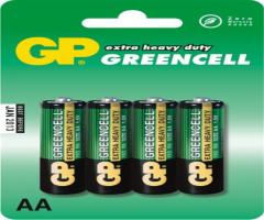 Gp batter gp15g-u4 bateria greencell 1.5v r6 4 sztuki