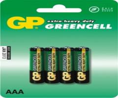 Gp batter gp24g-u4 bateria greencell 1.5v aaa r3 4 sztuki