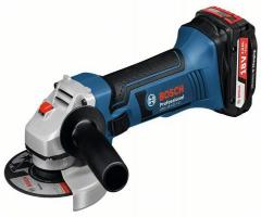 Bosch niebieski b 60193a30b szlifierka kątowa akumulatorowa gws 18-125v-li 2*4.0ah l-box