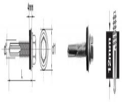 Pgb*fasteners 531 5.5*32 wkręt samowiertny z Łbem 6-kątnym hwh 5.5*32mm z epdm 16mm