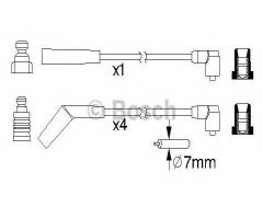 Bosch 0986357153 przewody wysokiego napięcia komplet  rover, rover 200 (rf)