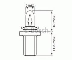 Bosch 1987302219 Żarówka 1.2w 12v pure light