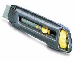 Stanley s/10-018-4 nożyk metalowy lekki interlock, ostrze Łamane 18mm [l]