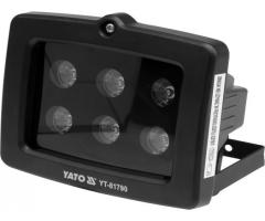 Yato yt-81790 reflektor diodowy 6w 6led 510lm