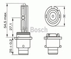 Bosch 1987302904 Żarówka xenon d2s 35w 12v, audi a8 (4d2, 4d8), bmw 6 (e63)