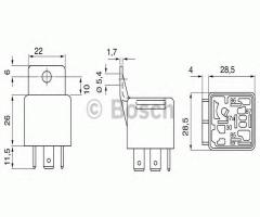 Bosch 0332209158 przekaźnik