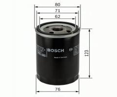 Bosch 0451103314 filtr oleju audi vw, audi 80 (89, 89q, 8a, b3), seat ibiza i (021a)