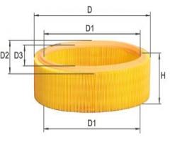 Alpha filter af1621-00 filtr powietrza renault clio 1.4, dacia logan (ls_)