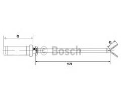 Bosch 0265004010 czujnik abs mercedes sprinter tył, mercedes-benz sprinter 2-t autobus (901, 902)