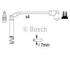 Bosch 0986357124 przew. wys. nap. komplet  opel, opel corsa a hatchback (93_, 94_, 98_, 99_)