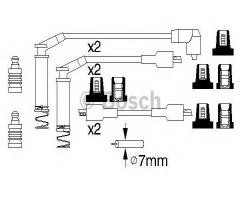 Bosch 0986357125 przew. wys. nap. komplet  opel, opel vectra a (86_, 87_)