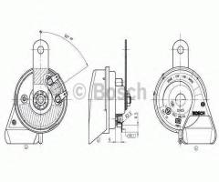 Bosch 9320335207 fanfara audi mercedes, skoda