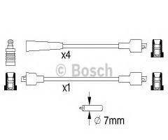 Bosch 0986357117 przew. wys. nap. komplet  renault, renault super 5 (b/c40_)