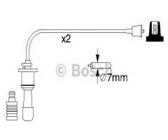 Bosch 0986356991 przewody wysokiego napięcia komplet hyundai kia, hyundai sonata iv (ef)