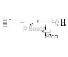 Bosch 0986357195 przewody wysokiego napięcia komplet  mazda, mazda 323 s vi (bj)