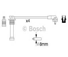 Bosch 0986356805 przew. wys. nap. komplet  ford, ford fiesta iii (gfj), mazda 121 iii (jasm, jbsm)