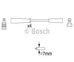 Bosch 0986356817 przewody wysokiego napięcia komplet  renault volvo, renault laguna i (b56_, 556_)