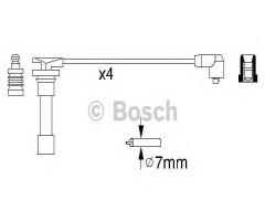 Bosch 0986356776 przew. wys. nap. komplet  honda, honda prelude iv (bb), rover 600 (rh)