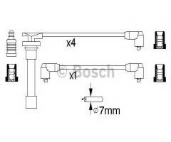 Bosch 0986356799 przew. wys. nap. komplet  nissan, nissan sunny iii hatchback (n14)