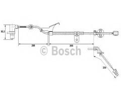 Bosch 0265006675 czujnik abs toyota, toyota yaris (scp1_, nlp1_, ncp1_)