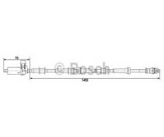 Bosch 0265006688 czujnik abs fiat ducato, fiat ducato autobus (230)