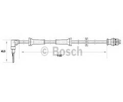 Bosch 0265007038 czujnik abs fiat, fiat multipla (186)