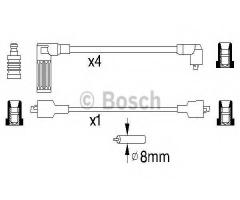 Bosch 0986356857 przew. wys. nap. komplet  fiat, fiat uno (146a/e)