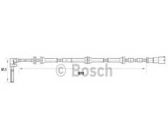 Bosch 0265007046 czujnik abs alfa romeo 156, alfa romeo 156 (932)