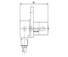 Bosch 0265006232 czujnik abs nissan, nissan primera (p11)