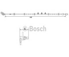 Bosch 0265007463 czujnik abs nissan, nissan primera (p12)